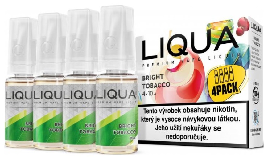 E-liquid LIQUA Elements Bright Tobacco 4Pack 4x10ml Množství nikotinu: 3mg