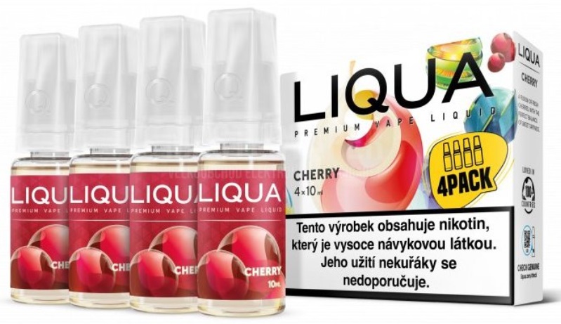 E-liquid LIQUA Elements Cherry 4Pack 4x10ml Množství nikotinu: 12mg