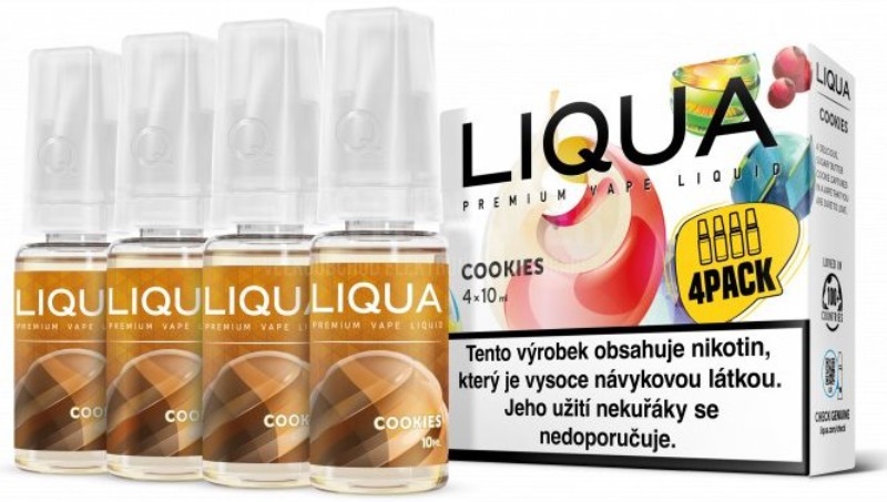 E-liquid LIQUA Elements Cookies 4Pack 4x10ml Množství nikotinu: 6mg 6mg: EXP: 5/2023