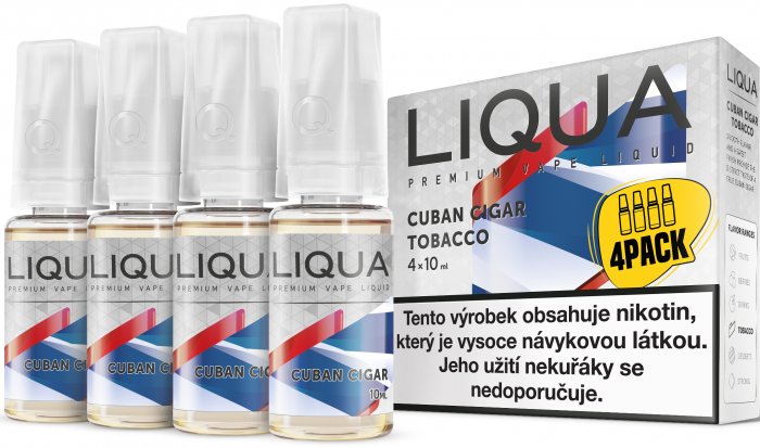 E-liquid LIQUA Elements Cuban Cigar Tobacco 4Pack 4x10ml Množství nikotinu: 12mg