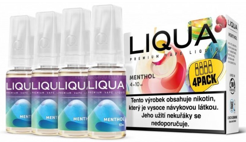 E-liquid LIQUA Elements Menthol 4Pack 4x10ml Množství nikotinu: 3mg