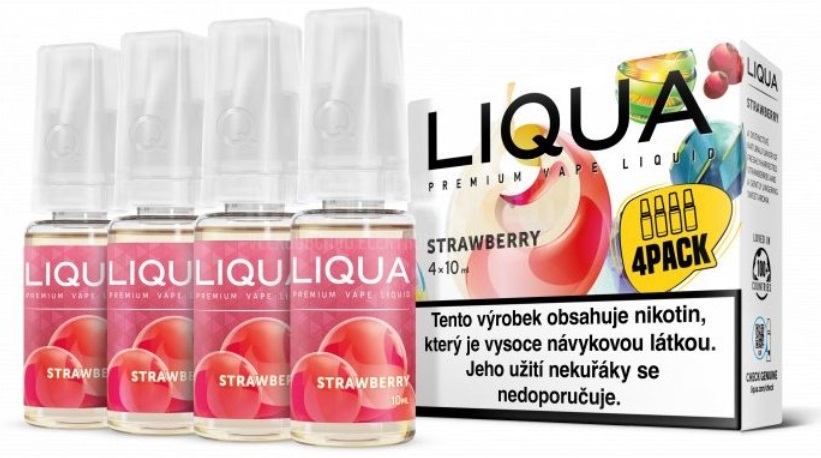 E-liquid LIQUA Elements Strawberry 4Pack 4x10ml Množství nikotinu: 12mg