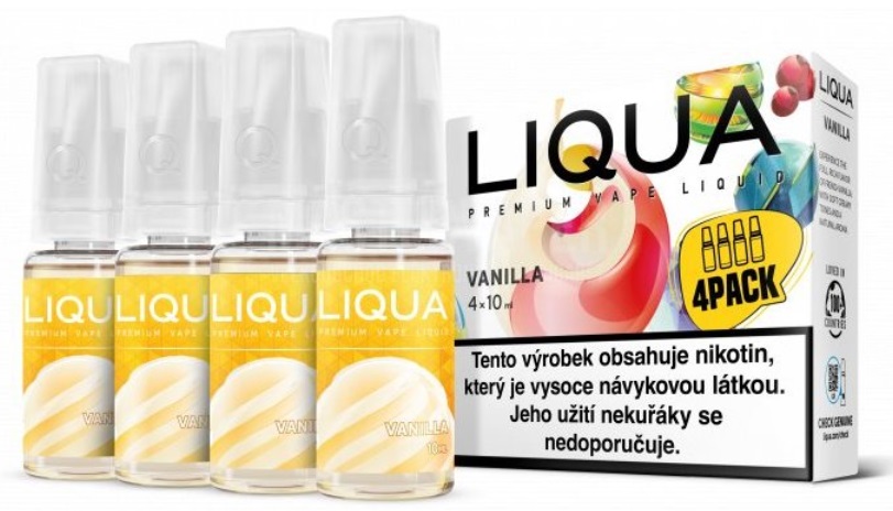 E-liquid LIQUA Elements Vanilla 4Pack 4x10ml Množství nikotinu: 12mg 12mg: EXP: 8/2023