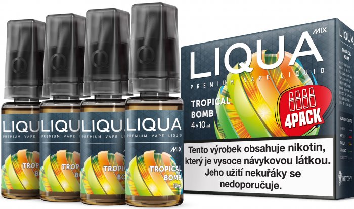 Ritchy Liqua MIX 4Pack Tropical Bomb 10 ml Množství nikotinu: 3mg EXP: 10/2023