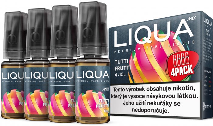 Ritchy Liqua MIX 4Pack Tutti Frutti 10 ml Množství nikotinu: 3mg