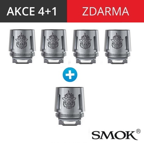 Smoktech TFV8 Baby M2 nerez žhavící hlava 0,15ohm 5ks