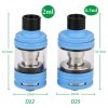 eleaf melo 4 pyrexove sklo d22 d25 2ml vs 45ml