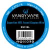 vandy vape superfine mtl odporovy drat ss316 3m