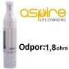 aspire ets victory bvc clearomizer 3ml 18ohm silver stribrny