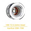 zhavici hlava hw t2 0,2ohm kanthal