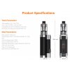 aspire zelos 3 80w grip 3200mah full kit rozmery