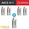 zhavici hlava aspire pockex 0,6ohm 4+1 zdarma 5ks