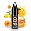 hybridni e liquid riot salt mango peach pineapple 10mg 20mg 10ml