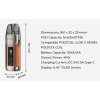 elektronicka cigareta vaporesso luxe x pro 1500mah rozmery