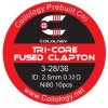 coilology tri core fused clapton predmotane spiralky ni80 032ohm 10ks