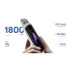 elektronicka cigareta uwell caliburn g4 pro 1800mah displej