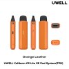 uwell caliburn g5 lite se pod 1600mah orange leather