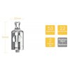 aspire nautilus 2 clearomizer 2ml parametry