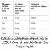 liqua crystal vape base 10ml 18mg 50pg 50vg michani