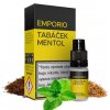 e liquid emporio pg50 vg50 tabacek mentol 0mg 1,5mg 3mg 6mg 9mg 12mg 18mg