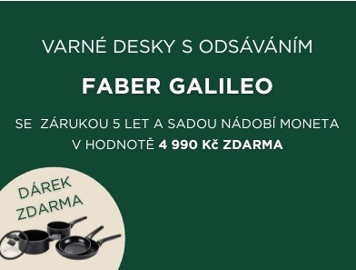 Indukční deska s digestoří + nádobí