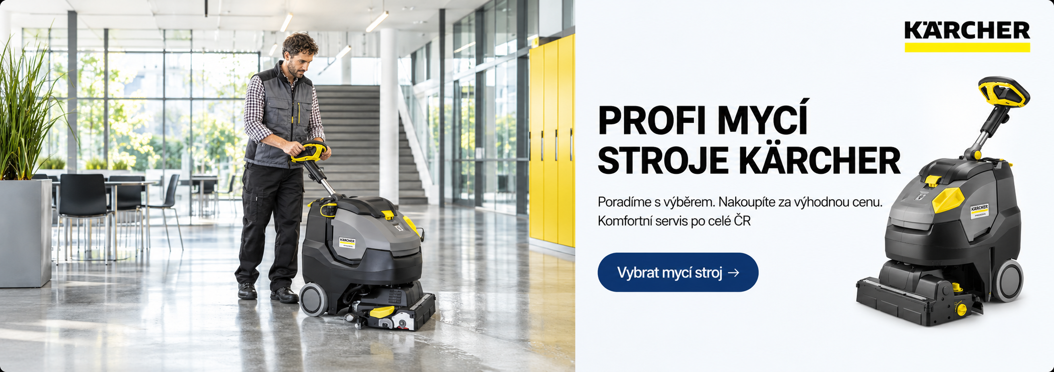 Kärcher podlahové mycí stroje