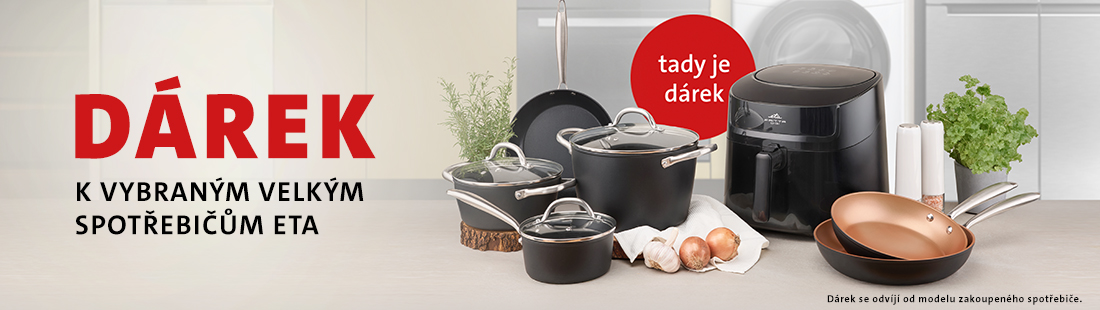Dárek k vybraným velkým spotřebičům ETA