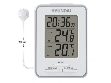 Meteostanice Hyundai WS 1021, bílá