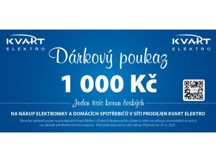 2020 Darkovy POUKAZ 1000