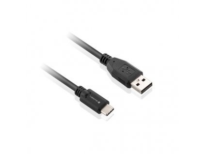 Kabel GoGEN USB/USB-C, 1m - černý