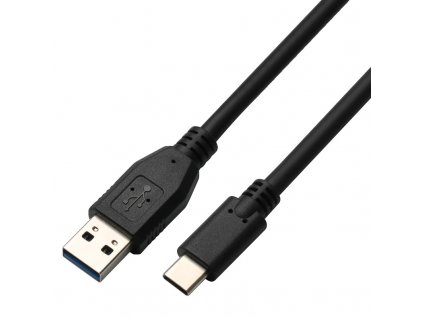 Kabel GoGEN USB A/USB-C 3.0, 1m - černý
