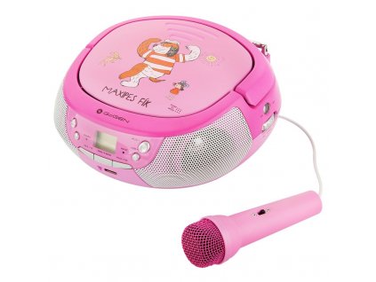 Radiopřijímač GoGEN MAXIPREHRAVAC P s CD/MP3/USB, růžová/purpurová