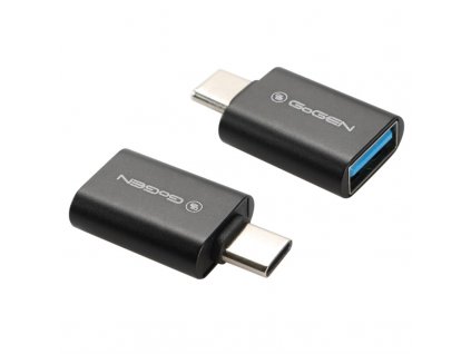 Redukce GoGEN USB-C (M) / USB-A (F), černá