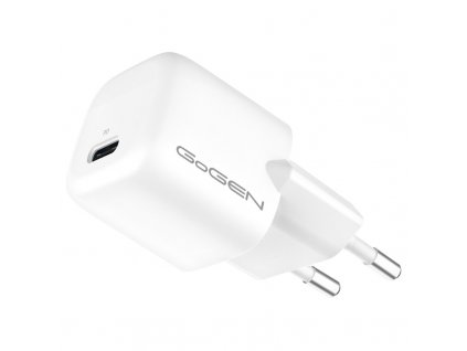 Nabíječka do sítě GoGEN ACHPD130, 1xUSB-C PD, 30W - bílá