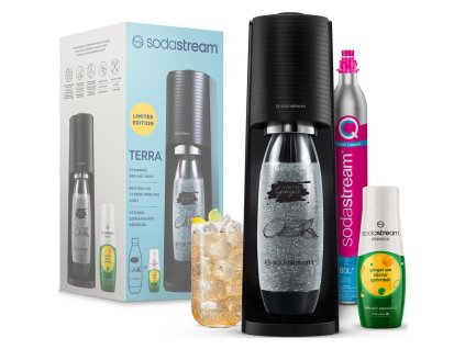 SodaStream Terra Black Ginger Ale Megapack