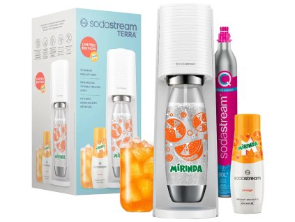 SodaStream TERRA White MIRINDA Mpack