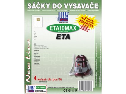 Filtr Jolly MAX ETA 10 (4+1ks) do vysav. ETA