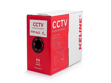 Kábel pre CCTV kamerové systémy a EZS, FTP, PVC