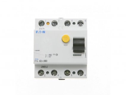 Prúdový chránič EATON PF6 63A/4P/300mA typ A