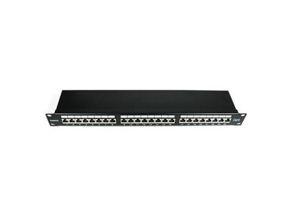 19" 24xRJ45 patch panel FTP cat.6e