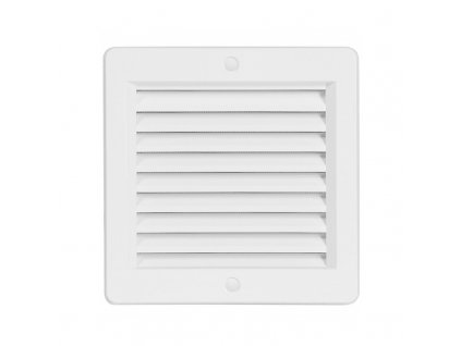 Mriežka vetracia MV 150x150s PVC biela
