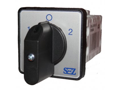 Vačkový spínač S 16 16A3P 1 0 2 páčka, čelná doska, reverzačný