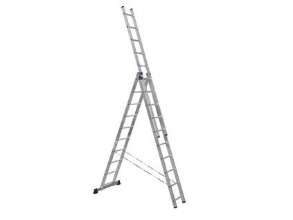 Trojdielny rebrík ALUMET H3 5310 3x10 priečok 775310 hliníkový