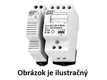 Zvonček RX 12V na DIN lištu