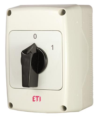 Vačkový spínač CS 40 10 40A/3P 0-1 páčka IP65