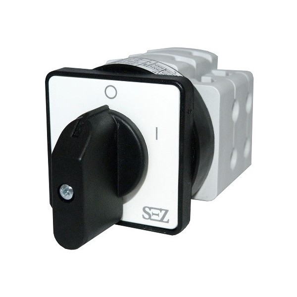 SEZ Krompachy Cam Switch S 32 32A/3P 0-1 Lever Front Plate