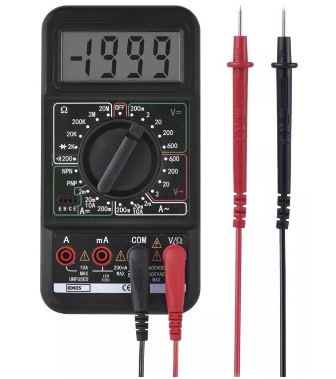Digitálny multimeter M92A M2092 1x9V