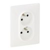 Legrand Niloe Dvojzásuvka biela