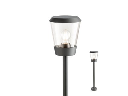 Vonkajšie svietidla Redo 90112 BERT + predĺžená záruka na 3 roky + Darček LED žiarovka 10W OSRAM ZDARMA.