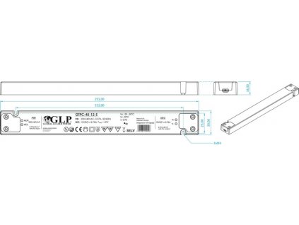 Napájací zdroj GTPC-45-12-S